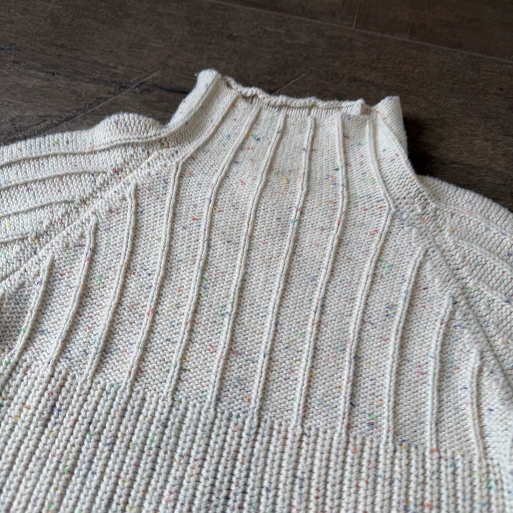 12-18m Fin + Vince Confetti Speckled Knit Sweater - Picture 2 of 3